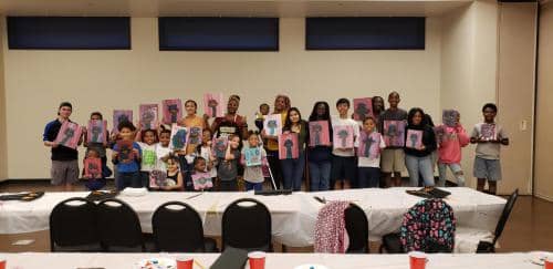 Paint Night Ostrich - February 2019
